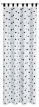 Naktinė užuolaida Busa, balta sp./juoda sp., 140 cm x 270 cm