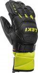 Dviratininko pir&scaron;tinės vaikams Leki WX Race Flex Jr 7, juoda sp./geltona sp., 7