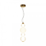&Scaron;viestuvas kabinamas Maytoni Collar P069PL-L17G3K, LED, 3000 &deg;K, 1 x 17 W, aukso sp., 15 x 15 cm