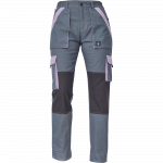 Darbo kelnės moterims Cerva Max Summer, pilka/&scaron;viesiai violetinė, 42 dydis