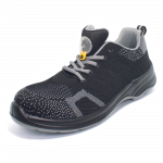 Darbo batai vyrams Panda Safety Bari MF S1P ESD, be aulo, be pa&scaron;iltinimo, juoda/pilka, 37 dydis