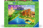 Dėlionė Ravensburger Minecraft World, 80 cm x 60 cm, 100 vnt.