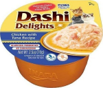 &Scaron;lapias kačių maistas Inaba Dashi, vi&scaron;tiena/tunas, 0.07 kg