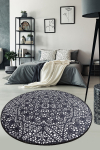 Kilimas Conceptum Hypnose Paisley Djt, įvairių spalvų, 100 cm x 100 cm
