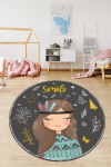 Kilimas Conceptum Hypnose Yeo Yeo, įvairių spalvų, 100 cm x 100 cm