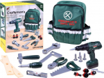 Žaislinis meistro įrankių rinkinys, - Craftsman ZA3539, ruda/žalia/pilka