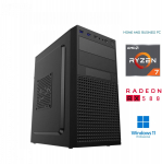 Stacionarus kompiuteris Mdata Ryzen 7 5700G, DDR4 32 GB, SSD 512 GB, Radeon RX 580 8 GB, Windows 11 Pro Business
