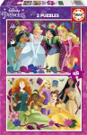 Dėlionė Educa Disney Princess, 20 cm x 28 cm, 96 vnt., įvairių spalvų