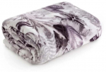 Pledas Davos K184-01, balta sp./violetinė sp., 150 cm x 200 cm