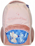 Vaiki&scaron;ka kuprinė Kids Euroswan Stitch 77435, mėlyna sp./rožinė sp., 42 cm x 32 cm x 42 cm