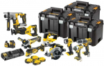 Akumuliatorinių įrankių rinkinys su akumuliatoriumi Dewalt DCK1012P4T-QW, 18 V, 5 Ah