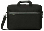 Ne&scaron;iojamų kompiuterių krep&scaron;ys Targus EcoSmart GeoLite EcoSmart Slim Brief, juoda sp., 17.3"