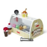 Žaisliniai virtuvės reikmenys, ledų rinkinys Melissa & Doug Scoop & Serve, įvairių spalvų