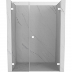 Du&scaron;o durys Mexen Lunar-B Right, 140 cm x 200 cm, balta sp./grūdintas