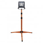Statybinis prožektorius su stovu, pastatomas Osram, 50 W, 5000 lm, 4000 &deg;K, IP65, pilka sp.