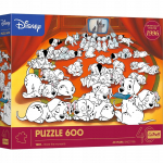 Dėlionė Trefl 101 Dalmatians 37604, 40 cm x 60 cm, 600 vnt., įvairių spalvų