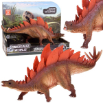 Žaislinė figūrėlė, dinozauras Dinosaur World Stegosaurus, 20 cm, ruda