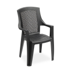 Lauko kėdė Ipae Progarden Trama, juoda sp., 61 cm x 56 cm x 91 cm