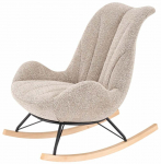 Supamasis krėslas Leisure Furniture Luis, tamsaus smėlio spalva, 100 cm x 80 cm x 100 cm