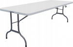Stovyklavimo stalas Gotel O9A, balta sp., 244 cm x 75 cm x 74 cm