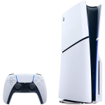 Prekė su pažeista pakuote. Žaidimų konsolė Sony PlayStation 5 Slim D, 1 TB, balta blizgi sp.