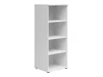 Pastatoma lentyna Black Red White MultiDo, balta sp., 115 cm x 45 cm x 40 cm