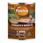 Medienos aliejus Pinotex Terrace & Wood Oil, tikmedžio spl., 1 l
