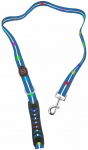 &Scaron;uns pavadėlis Doggy Village Signal Leash MT7118, mėlyna sp., 1.2 m x 25 mm