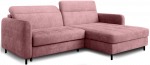Kampinė sofa - lova Gomsi Touch 24, rožinė sp., de&scaron;ininė, 165 x 228 cm x 100 cm