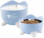 Gertuvė - fontanėlis Catit Pixi Combo, i&scaron;manusis, 2.5 l, 20 cm x 20 cm x 17 cm, 2 vnt., žydra sp.