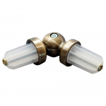 Karnizo sujungimas Domoletti, &Oslash; 16 mm, aukso sp.