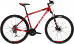 Dviratis kalnų Kross Hexagon 5.0, 27 ", XS rėmas, juoda sp./raudona sp./pilka sp.