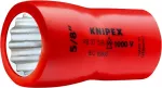 Žvaigždinė varžtų veržlių galvutė Knipex 98 37 9/16, 47 mm, 3/8", 9/16", &Oslash;23 mm