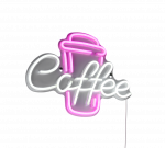 &Scaron;viestuvas sieninis Reality Coffee, LED, 1 x 5 W, skaidri sp.