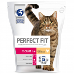Sausas kačių maistas Perfect Fit Adult 1+, 0.75 kg