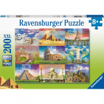 Dėlionė Ravensburger Monumental Buildings 13290, 49 cm x 36 cm, 200 vnt., įvairių spalvų