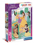 Dėlionė Clementoni Disney Princess 25736, 33.5 cm x 48.5 cm, 104 vnt., įvairių spalvų