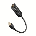 Adapteris Axagon RVDM-HI14N RVDM-HI14N Displayport, HDMI, 0.15 m, juoda sp.