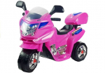 Vaiki&scaron;kas elektrinis motociklas Lean Toys HC8051, rožinė sp.