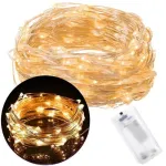 Lempučių girlianda MicroLED "Smart", 1.9 m, &scaron;iltai balta sp., 20 LED