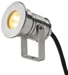 Įsmeigiamas lauko &scaron;viestuvas SLV Dasar, 4.6W, LED, IP67, nerūdijančiojo plieno sp., 10 cm x 10.8 cm