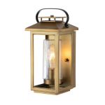 Sieninis lauko &scaron;viestuvas Quintiesse Atwater, 60W, E27, IP44, žalvario sp., 16.5 cm x 35.5 cm