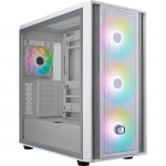 Kompiuterio korpusas Cooler Master MasterBox 600 ARGB, balta sp.