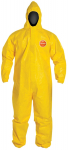 Darbinis kombinezonas vyrams/universalus DuPont Tychem 2000 C, geltona, XXL dydis