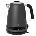 Elektrinis virdulys Adler AD 1295G SS, 1.7 l, pilka sp.