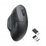 Belaidė žaidimų pelė Keychron M7 Wireless M7-A1, bluetooth / usb / 2.4ghz, juoda sp.