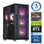 Stacionarus kompiuteris Intop AMD Ryzen 7 7700X, DDR5 64 GB, SSD 2 TB, NVIDIA GeForce RTX 5050 8 GB GDDR6, Windows 11 Pro