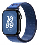 Laikrodžio dirželis Apple Nike Sport Loop, 46 mm MGD64ZM/A, mėlyna sp.
