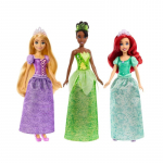 Lėlių rinkinys Mattel Disney Princess Ariel & Tiana & Rapunzel, 28 cm, įvairių spalvų