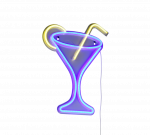 &Scaron;viestuvas sieninis Reality Cheers, LED, 1 x 5 W, skaidri sp.